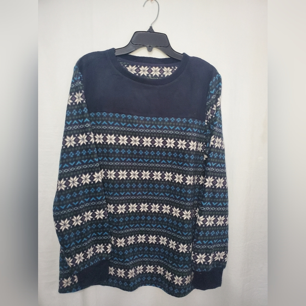 Pre-Loved Women’s Blue Long Sleeve Christmas Sweater Size Large